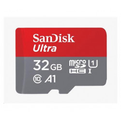 SanDisk MicroSDXC karta 32GB Ultra (120 MB s, A1 Class 10 UHS-I, Android) + adaptér