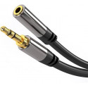 PremiumCord HQ stíněný prodlužovací kabel Jack 3.5mm - Jack 3.5mm M F 3m