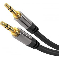 PremiumCord HQ stíněný kabel stereo Jack 3.5mm - Jack 3.5mm M M 1,5m