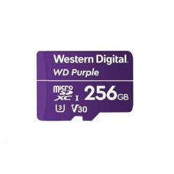 WD MicroSDXC karta 256GB Purple WDD256G1P0C Class 10 (R:100 W:60 MB s)