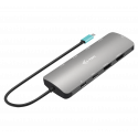 i-tec USB-C Metal Nano 2x HDMI Docking Station, PD 100W