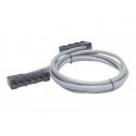 APC Data Distribution Cable - Síťový kabel - kompatibilní s TAA - RJ-45 (F) do RJ-45 (F) - 2.1 m - UTP - CAT 5e - podložka - šedá