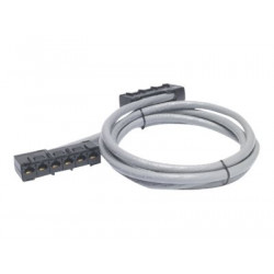 APC Data Distribution Cable - Síťový kabel - kompatibilní s TAA - RJ-45 (F) do RJ-45 (F) - 2.1 m - UTP - CAT 5e - podložka - šedá