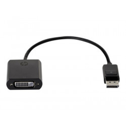 HP DisplayPort to DVI-D Adapter - Adaptér DisplayPort - jeden spoj - DisplayPort (M) do DVI-D (F) - 19 cm - opatřený západkou - pro HP t430 v2; EliteDesk 80X G8; ProDesk 405 G8; ProOne 440 G9; Workstation Z2 G9