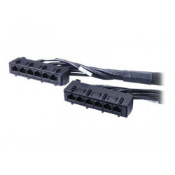 APC Data Distribution Cable - Síťový kabel - kompatibilní s TAA - RJ-45 (F) do RJ-45 (F) - 2.1 m - UTP - CAT 6 - černá