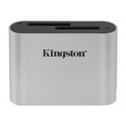 Kingston Workflow - Čtečka karet (SDHC UHS-I, SDXC UHS-I, SDHC UHS-II, SDXC UHS-II) - USB-C 3.2 Gen 1