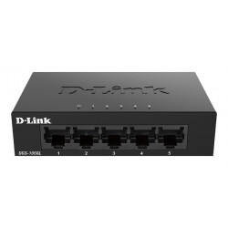 D-Link DGS-105GL E 5-Port Gigabit Ethernet Metal Housing Unmanaged Light Switch without IGMP- 5-Port 10 100 1000 Mbps