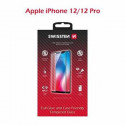 SWISSTEN OCHRANNÉ SKLO CASE FRIENDLY APPLE IPHONE 12 12 Pro ČERNÉ