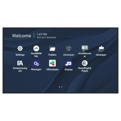 ViewSonic Flat Display CDE5530 55" 24-7 LCD 3840x2160 6,5ms 450cd HDMI x 2 USB A x 2 USB-C RJ45 RS232 repro Android