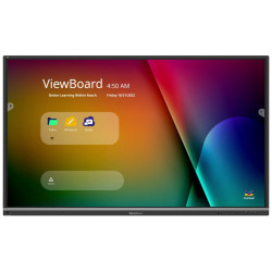 ViewSonic Flat Touch Display IFP6550-5 65" UHD 16 7 400cd Android 4-32 OPS HDMI usb-C HDMIout
