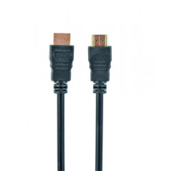 Kabel CABLEXPERT HDMI-HDMI 30m, 1.4, M M stíněný, zlacené kontakty, černý, PREMIUM QUALITY SHIELDING