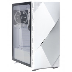 Zalman skříň Z3 Iceberg white Middle tower ATX 2x120mm fan temperované sklo bílé