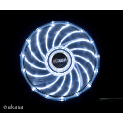 přídavný ventilátor Akasa Vegas LED 12 cm bílá