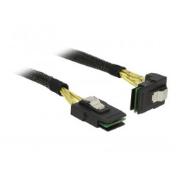 Delock - Interní kabel SAS - SAS 6Gbit s - Mini SAS (SFF-8087) (M) rovné do Mini SAS (SFF-8087) (M) úhlový - 50 cm