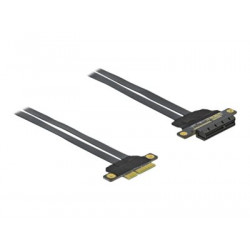 Delock PCI Express x4 to x4 with flexible cable - Riser karta