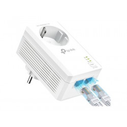 TP-Link TL-PA7027P V1 Starter Kit - Sada napájecího adaptéru - 2-portový spínač - GigE, HomePlug AV (HPAV), HomePlug AV (HPAV) 2.0, IEEE 1901 - zapojitelný do zdi