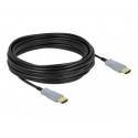 Delock - High Speed - HDMI kabel - HDMI s piny (male) do HDMI s piny (male) - 20 m - optické vlákno - černá - podporuje 4K, Active Optical Cable (AOC)