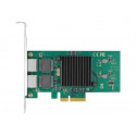 Delock - Síťový adaptér - PCIe 2.0 x4 nízký profil - Gigabit Ethernet x 2