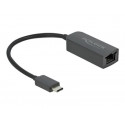 Delock - Síťový adaptér - USB-C 3.2 Gen 1 Thunderbolt 3 - 2.5GBase-T - černá