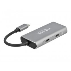 Delock - Rozbočovač - 2 x USB 3.2 Gen 2 + 2 x USB-C 3.2 Gen 2 - desktop