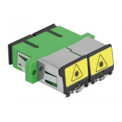 Delock - Síťový propojovací kabel - jednoduchý režim SC (F) do jednoduchý režim SC (F) - optické vlákno - duplex - zelená