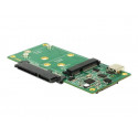 Delock - Adaptér rozhraní - 2.5", mSATA, M.2 - M.2 Card SATA 6Gb s mSATA - USB