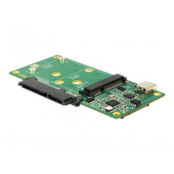 Delock - Adaptér rozhraní - 2.5", mSATA, M.2 - M.2 Card SATA 6Gb s mSATA - USB