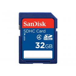 SanDisk Standard - Paměťová karta flash - 32 GB - Třída 4 - SDHC