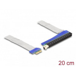 Delock Riser karta PCI Express, ze zástrčky x1 na slot x16, s kabelem, délka 20 cm