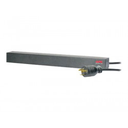 APC Basic Rack-Mount PDU - Pásek na rozvod silnoproudu (k montáži na regál) - AC 208 V - vstup: NEMA L6-20 - výstupní konektory: 12 (IEC 60320 C13) - 1U - 19" - 3.66 m kabel - Kanada, Spojené státy - černá - pro P N: SMTL1000RMI2UC, SMX1000C, SMX1500RM2UC, SMX1500RM2UCNC, SMX750C, SMX750CNC