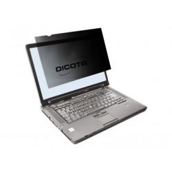 DICOTA - Filtr displeje ke zvýšení soukromí - dvoucestné - zasunutí lepení - 19" - černá
