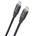 PremiumCord Kabel USB-C M M, 240W 480 MBps, 2m
