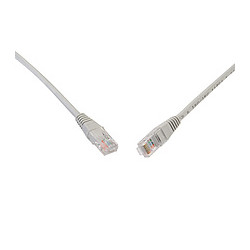 Patch kabel CAT5E SFTP PVC 3m šedý snag-proof C5E-315GY-3MB