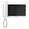 DAHUA Bytový monitor IP se sluchátkem touch 7" 1024x600 Ethernet+WiFi PoE 802.3af paměť CZ menu bílý