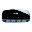 D-Link DUB 1340 - Rozbočovač - 4 x SuperSpeed USB 3.0 - desktop - pro D-Link DUB-1310