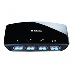 D-Link DUB 1340 - Rozbočovač - 4 x SuperSpeed USB 3.0 - desktop - pro D-Link DUB-1310