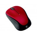 Logitech M235 myš, Bezdrátová USB, Optická, 1000 dpi, Černá-červená ( 910-002496 )
