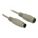 Delock - Prodlužovací kabel pro klávesnici myš - PS 2 (M) do PS 2 (F) - 15 m - šedá