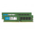 Crucial - DDR4 - sada - 64 GB: 2 x 32 GB - DIMM 288-pin - 3200 MHz PC4-25600 - CL22 - 1.2 V - bez vyrovnávací paměti - bez ECC