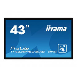 IIYAMA TF4339MSC-B1AG LCD VA/PVA/MVA 43", 1920 x 1080, 8 ms, 400 cd, 4 000:1, 60 Hz, 24/7  (TF4339MSC-B1AG)