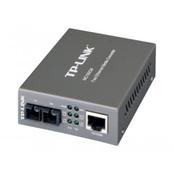 TP-Link MC100CM - Konvertor médií s optickými vlákny - 100Mb LAN - 10Base-T, 100Base-FX, 100Base-TX - RJ-45 SC několik režimů - až 2 km - 1310 nm