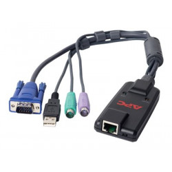 APC KVM PS 2 VM Server Module - KVM USB extendér - PS 2 - kompatibilní s TAA - pro KVM 2G Enterprise Analog, Enterprise Digital IP