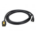 APC - Elektrický kabel - NEMA 5-15 (M) do IEC 60320 C19 - AC 120 V - 15 A - 3 m - černá - pro P N: SCL400RMJ1U, SMX1000C, SMX1500RM2UC, SMX1500RM2UCNC, SMX750C, SMX750CNC
