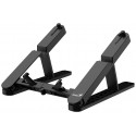 GENIUS G-Stand M200 přenosný stojan na notebook, tablet a telefon, 10-17", 6 pozic, skládací, černý