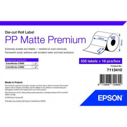 PP Matte Label Premium, 102mm x 51mm, 535 Labels