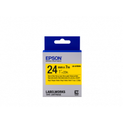Epson Tape Cartridge LK-6YBVN Vinyl, Black Yellow 24 mm 7m
