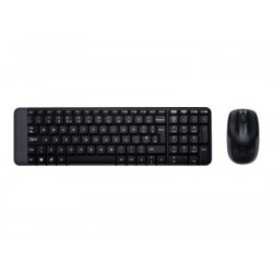 Logitech Wireless Combo MK220 - Klávesnice a sada myši - bezdrátový - 2.4 GHz - americká angličtina evropská