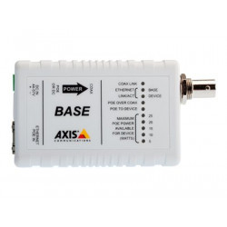 AXIS T8641 Ethernet Over Coax Base Unit PoE+ - Konvertor síťových médií - 100Mb LAN - over Coax - 10Base-T, 100Base-TX - RJ-45 BNC - pro AXIS P1346, P1346-E, P5534, P5534-E
