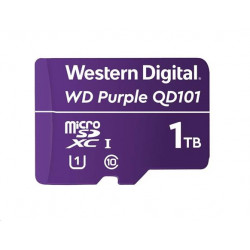 WD MicroSDXC karta 1TB Purple WDD100T1P0C Class 10 (R:100 W:60 MB s)