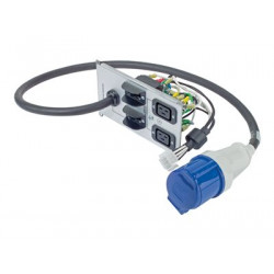 APC - Pásek na rozvod silnoproudu - AC 230 V - vstup: napájení - výstupní konektory: 3 (IEC 60320 C19, IEC 60309) - pro Symmetra RM 12kVA, 2kVA, 4kVA, 6, 8kVA